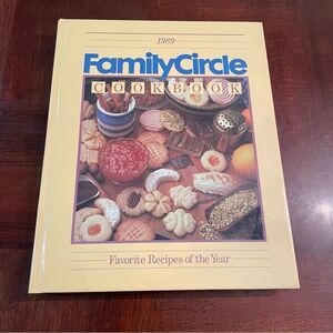 Family Circle Vintage 1989 Cookbook Hardcover Book by Family Circle Editors